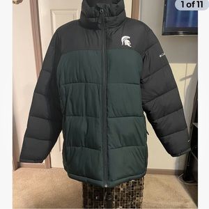 Columbia Michigan State  Omni-Heat Women’s Coat New Size 1x